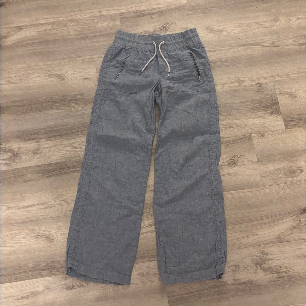 Athleta Blue Wide Leg Pants